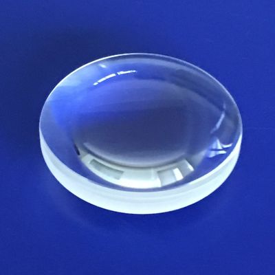 لنز شیشه ای نوری 300 میلی متری لنز کروی شیشه ای دو محدب بدون کروی ذوب شده سیلیسی